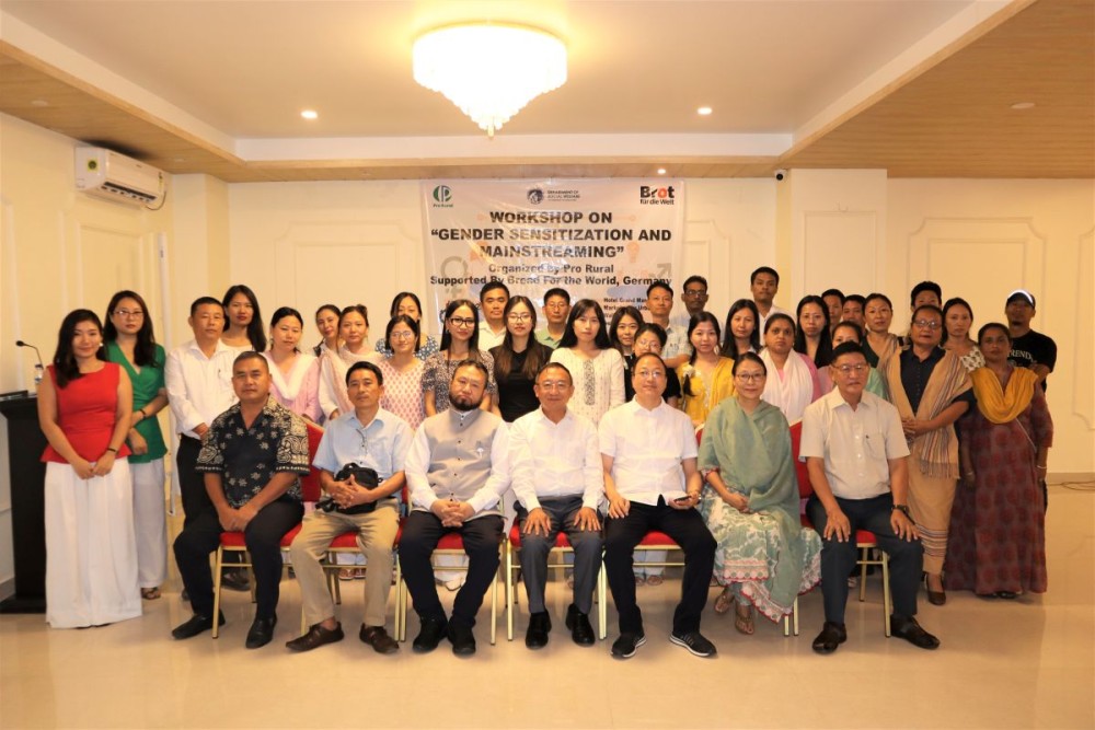 Participants of the Gender sensitisation workshop in Dimapur.